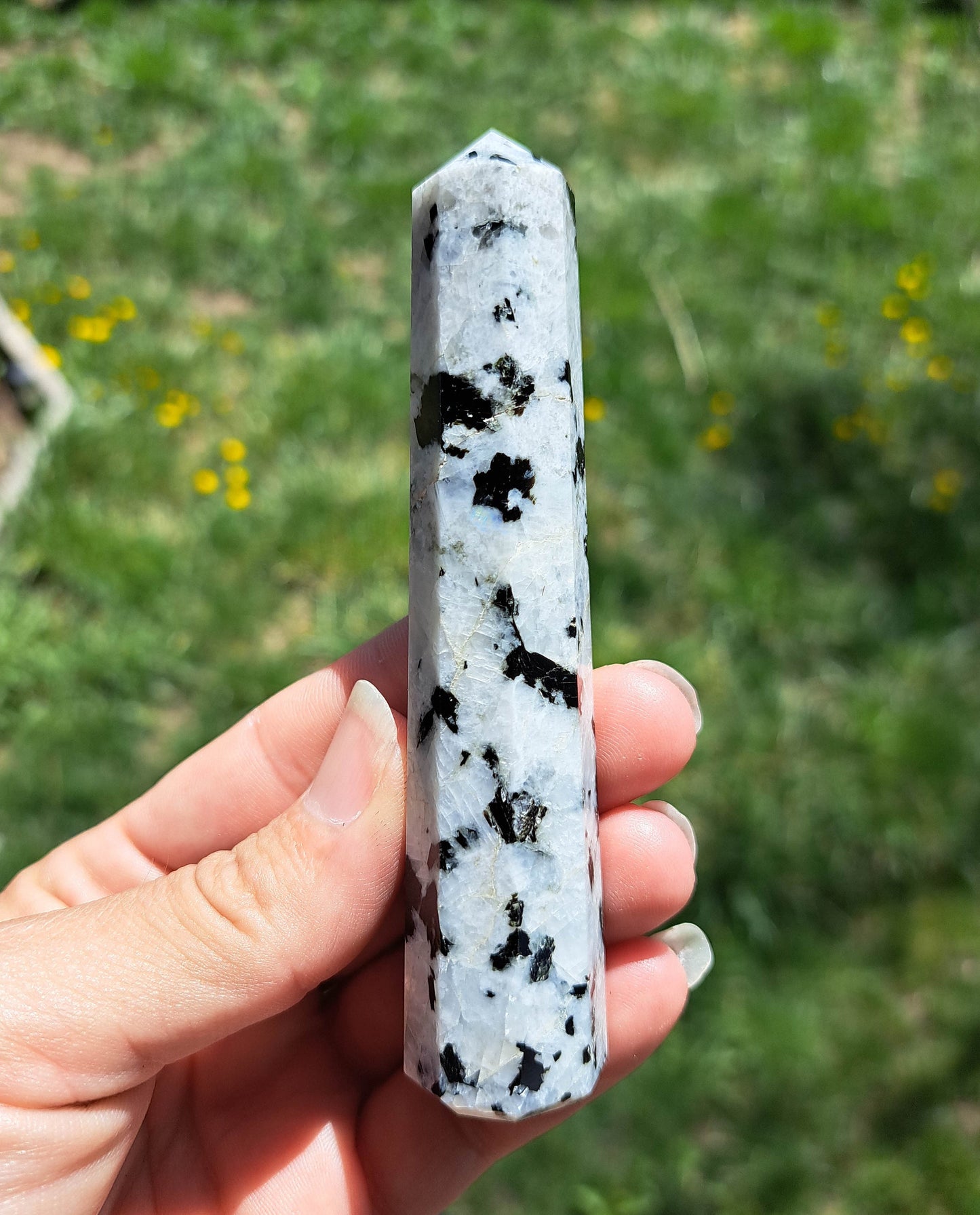 Moonstone Tower - Healing Crystals, Energy Cleansing, Positive Vibes