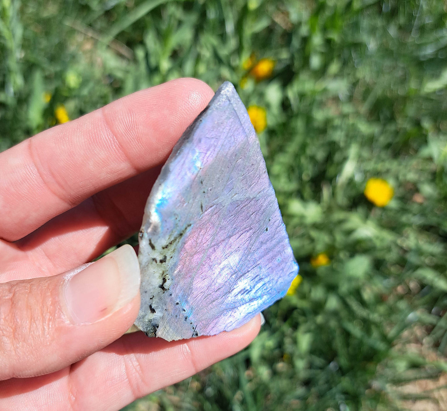 Stunning Labradorite Freeform: Magical Gemstone for Healing and Spirituality
