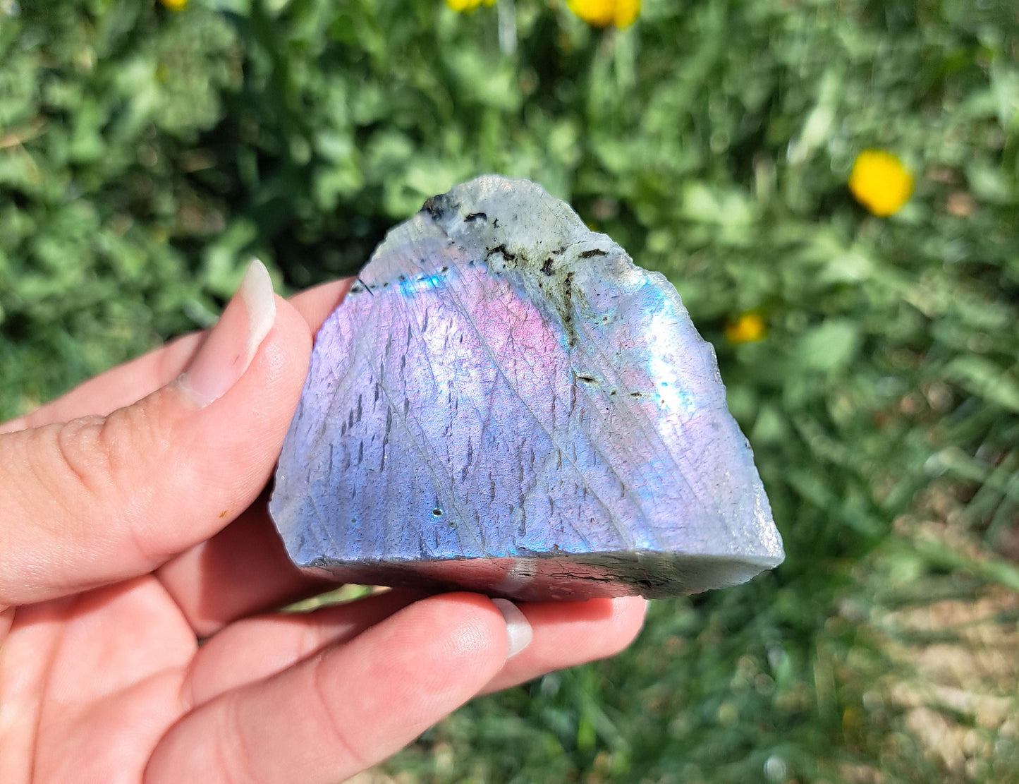 Stunning Labradorite Freeform: Magical Gemstone for Healing and Spirituality