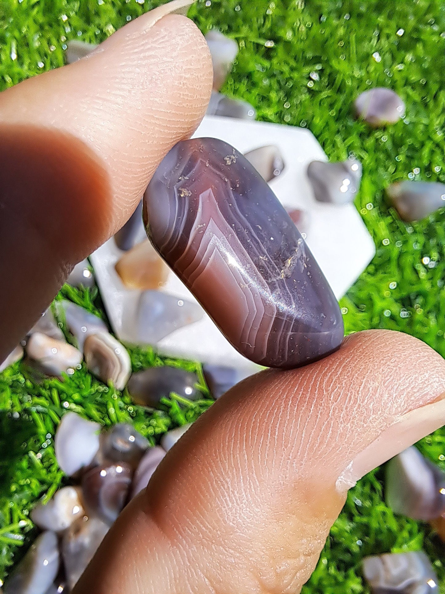 Natural Botswana Agate Crystal Tumble - Healing Gemstone for Balance and Harmony