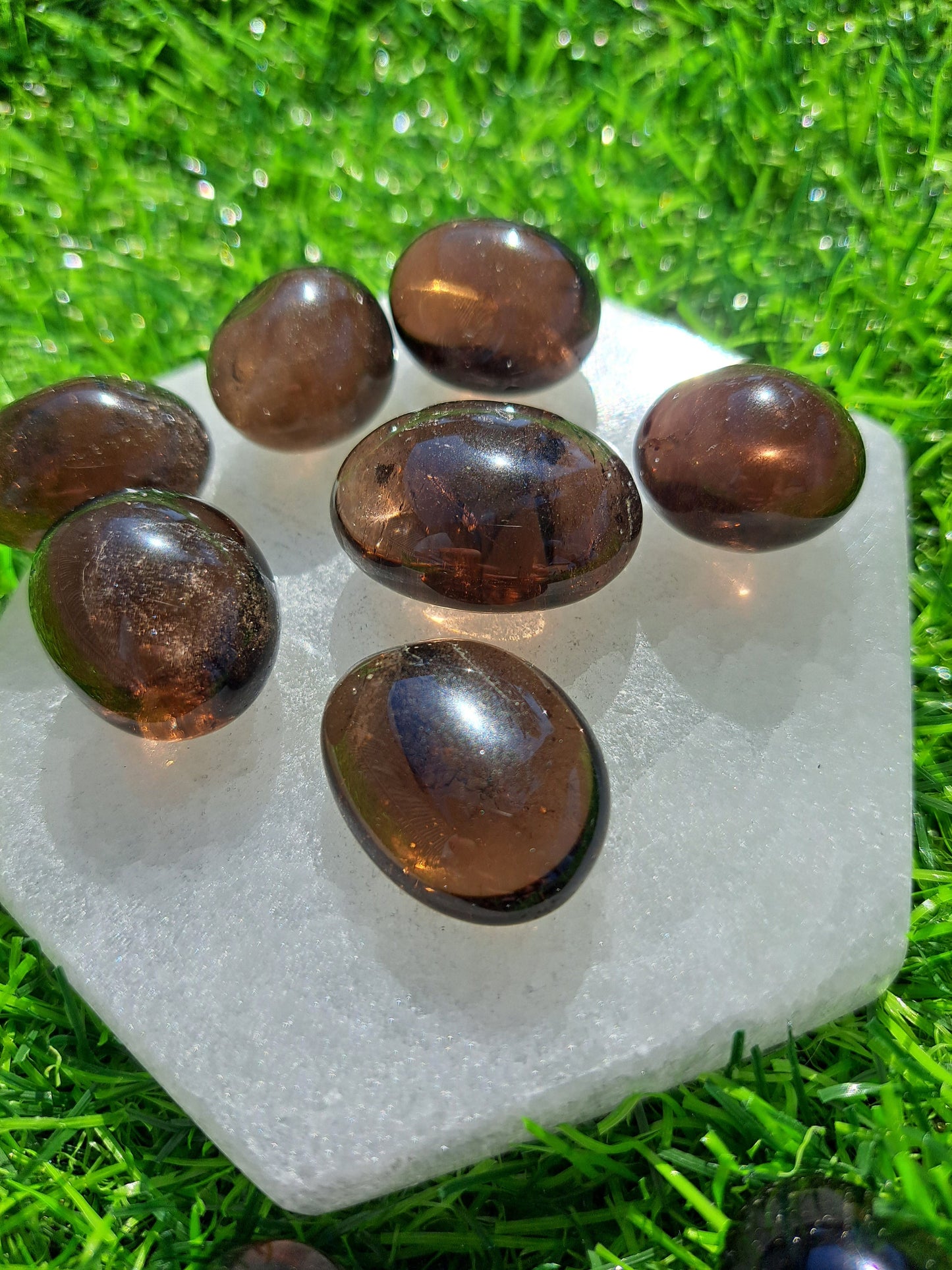 Natural Smoky Quartz Tumble - Promotes Protection Healing and Clarity of Mind