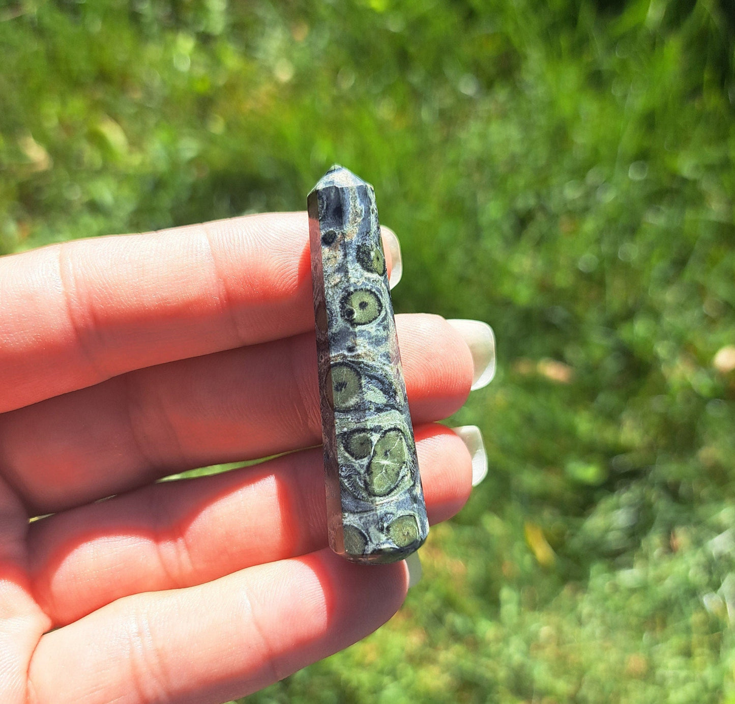 Mini Crystal Wand - Beautifully Carved Amethyst Crystal Point for Manifestation and Healing